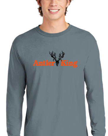 Antler King Gray Long-Sleeve T-Shirt